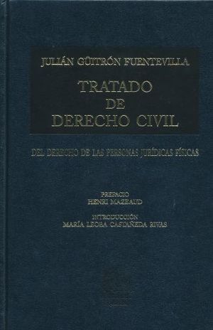 Tratado de derecho civil / Tomo V Del derecho de las personas jurídicas físicas / Pd.