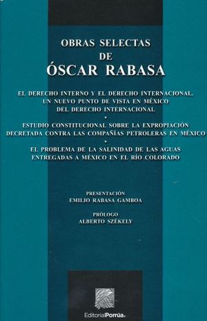 Obras selectas de Óscar Rabasa