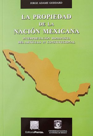 La propiedad de la nación mexicana