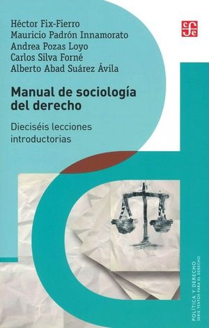 Manual de sociología del derecho. Dieciséis lecciones introductorias