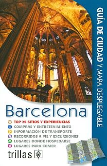 Barcelona. Guía de ciudad y mapa desplegable