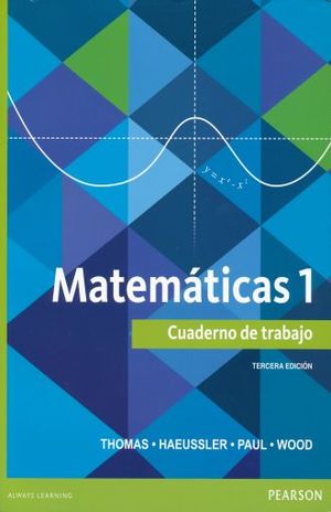 MATEMATICAS 1. CUADERNO DE TRABAJO / 3 ED.