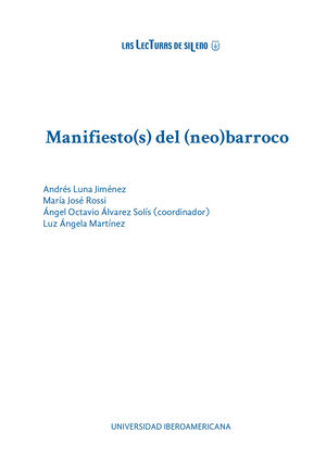 Manifiesto(s) del (neo)barroco