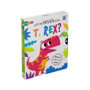 Libro con ventanas deslizables: ¿Qué tan dientón es un T-Rex? / Pd.