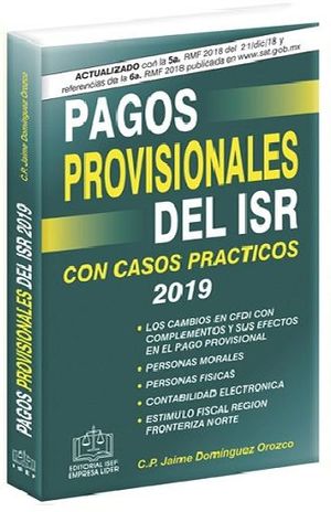 PAGOS PROVISIONALES DEL ISR 2019 / 42 ED.