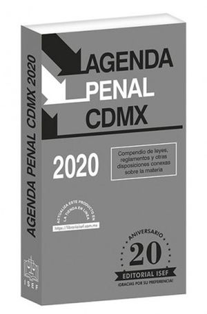 Agenda Penal de CDMX 2020 / 48 ed. (Económica)