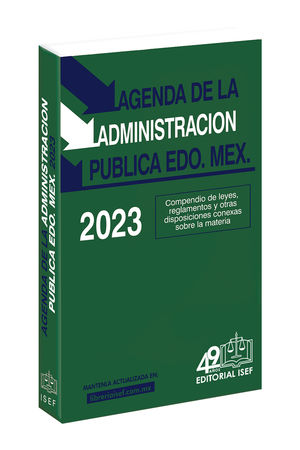 Agenda de la administración pública del Estado de México 2023 / 31 ed.