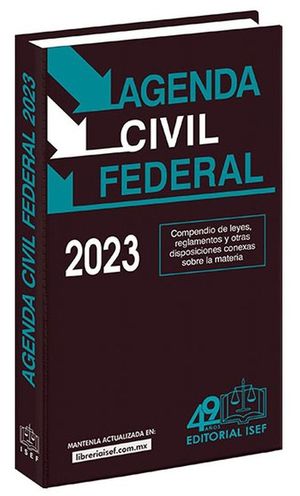 Agenda Civil Federal 2023 / 33 ed.