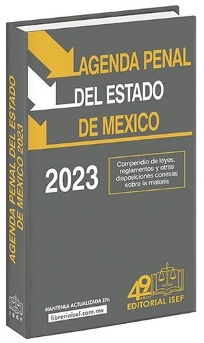 Agenda penal del Estado de México 2023 / 38 ed.