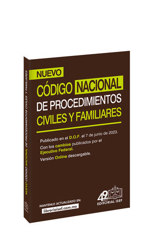 Código nacional de procedimientos civiles y familiares (Bolsillo)
