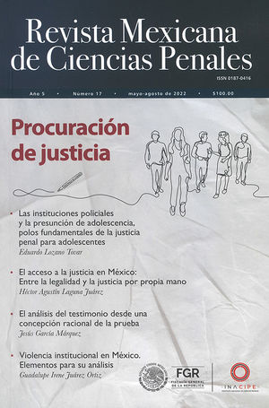 Revista mexicana de ciencias penales #17. Procuración de justicia