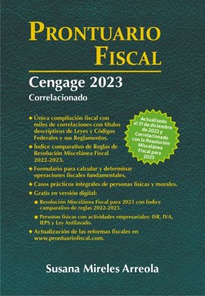 Prontuario Fiscal Cengage 2023 Correlacionado
