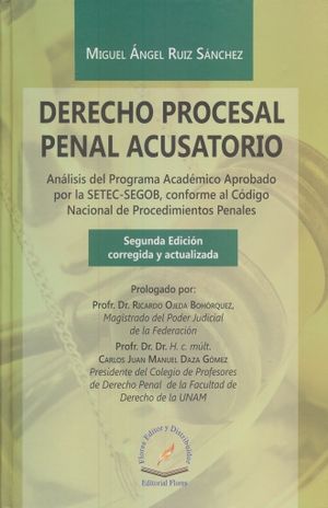 DERECHO PROCESAL PENAL ACUSATORIO / 2 ED. / PD.