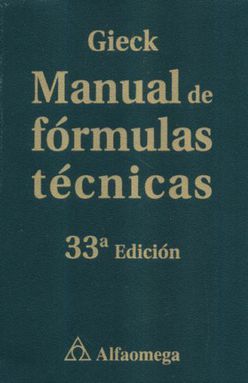 MANUAL DE FORMULAS TECNICAS / 33 ED.