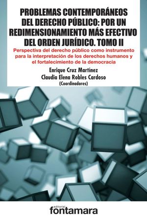 PROBLEMAS CONTEMPORANEOS DEL DERECHO PUBLICO POR UN REDIMENSIONAMIENTO MAS EFECTIVO DEL ORDEN JURIDICO / TOMO 2