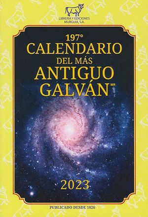 193 CALENDARIO DEL MAS ANTIGUO GALVAN 2022 (MEDIA CARTA)