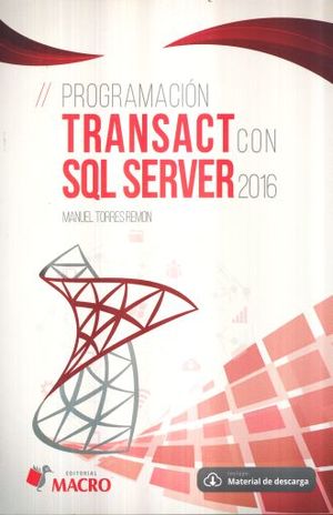 Programación TRANSACT con SQL Server 2016