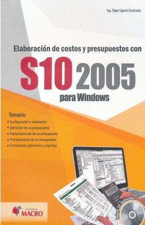 Elaboración de costos y presupuestos con S10 2005 para Windows