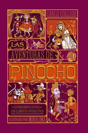 Las aventuras de Pinocho / Pd. (Ilustrado con elementos interactivos)