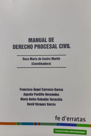 Manual de derecho procesal civil