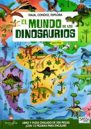 El mundo de los dinosaurios (Libro + rompecabezas 200 pzas.)