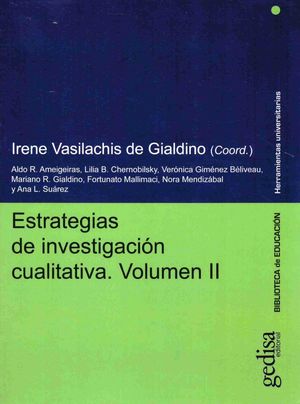ESTRATEGIAS DE INVESTIGACION CUALITATIVA VOL. II