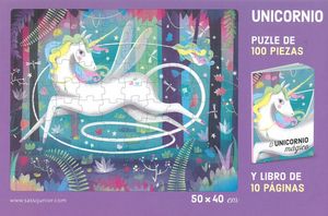 Unicornio (Libro + rompecabezas 100 pzas.)