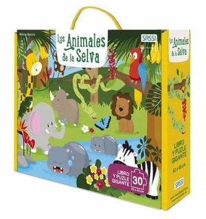 Los animales de la selva (Libro + rompecabezas gigante)