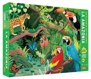 Amazonia. Libro puzzle 220 pzas.