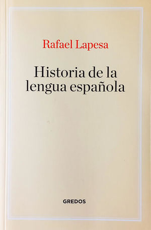 Historia de la lengua española