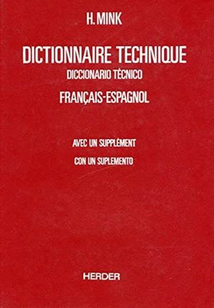 Diccionario técnico Francés - Español / Tomo 1