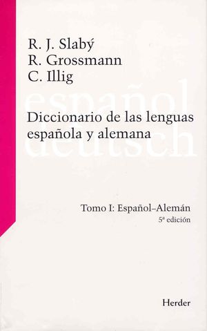 Diccionario de las lenguas española y alemana tomo I / 5 ed.