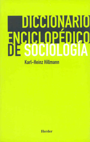Diccionario enciclopédico de sociología