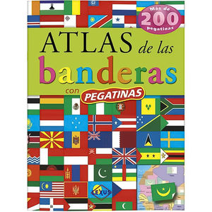 Atlas de las banderas con pegatinas