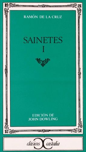 Sainetes I  Ramón de la Cruz