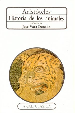 HISTORIA DE LOS ANIMALES (ARISTOTELES)