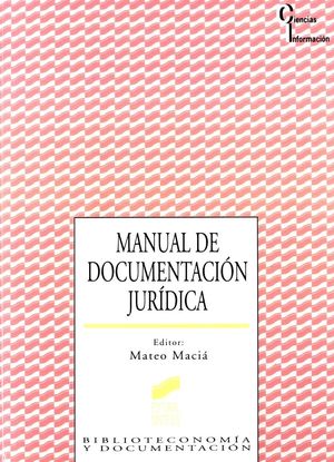 MANUAL DE DOCUMENTACION JURIDICA