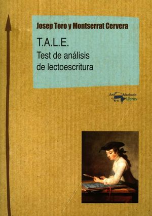 T.A.L.E. Test de análisis de lectoescritura (manual)