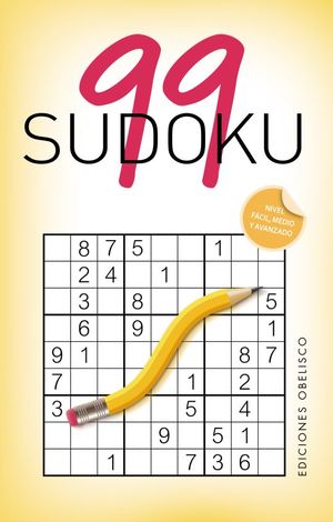 99 Sudoku. Nivel fácil, medio y avanzado