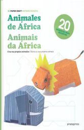 ANIMALES DE AFRICA / ANIMAIS DA AFRICA. PAPER CRAFT 3D / PD.