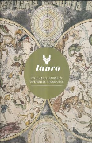 TAURO. 60 LEMAS DE TAURO EN DIFERENTES TIPOGRAFIAS
