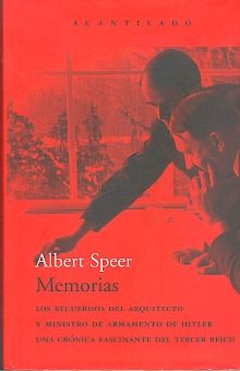 MEMORIAS / ALBERT SPEER / PD.