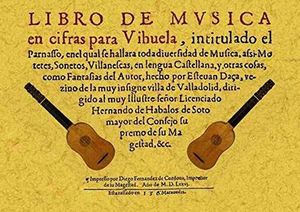 Libro de música en cifras para vihuela, intitulado el parnasso