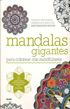 MANDALAS GIGANTES PARA COLOREAR MINDFULNESS