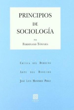 PRINCIPIOS DE SOCIOLOGIA
