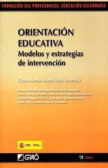 Orientación educativa. Modelos y estrategias de intervención / Vol. 1