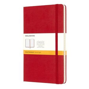 RULED NOTEBOOK RED COVER L / MOLESKINE