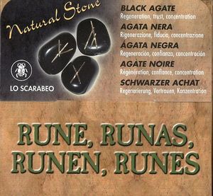 Agata negra (Libro + runas)