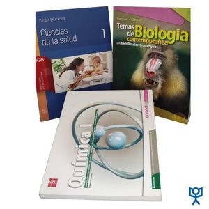Paquete 37. Ciencias de la salud 1. DGB Serie integral (Bachillerato) / Temas de Biología contemporánea (Bachillerato) / Química 1. Conecta entornos (Bachillerato)