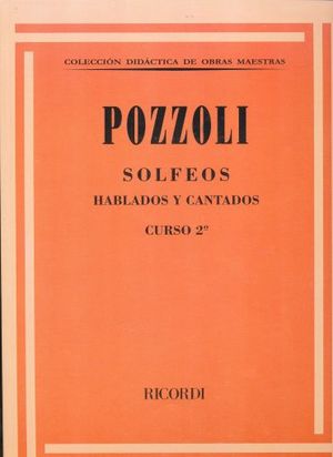 Pozzoli. Solfeos hablados y cantados curso 2